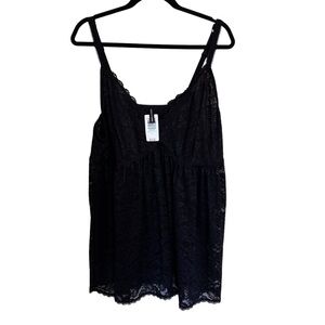 NWT Torrid Black Lace Babydoll Size 4